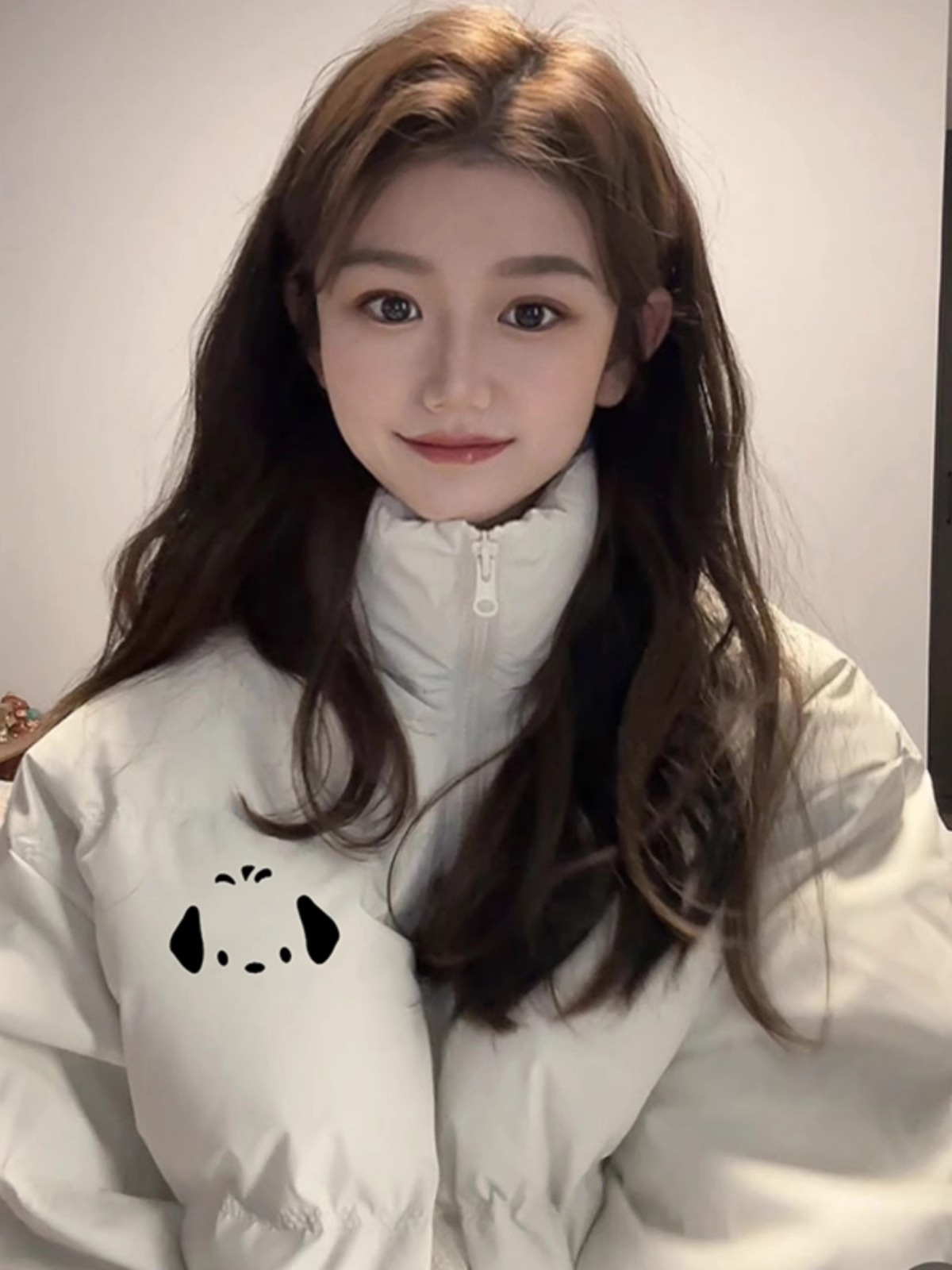 Hand-stuffed cotton padded jacket winter new loose thickened cotton coat printed coat for women