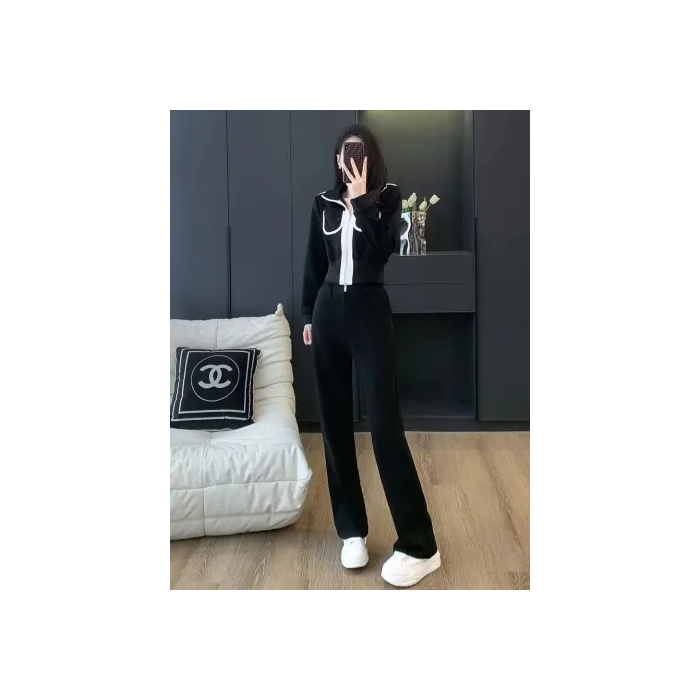 休閒套裝女2023春秋新款中年媽媽運動服兩件套時尚洋氣減齡套裝女