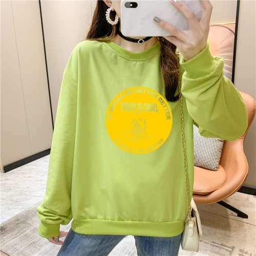Real shot 6535 Fish Scale  new thin long-sleeved round neck sweatshirt women's printed loose top