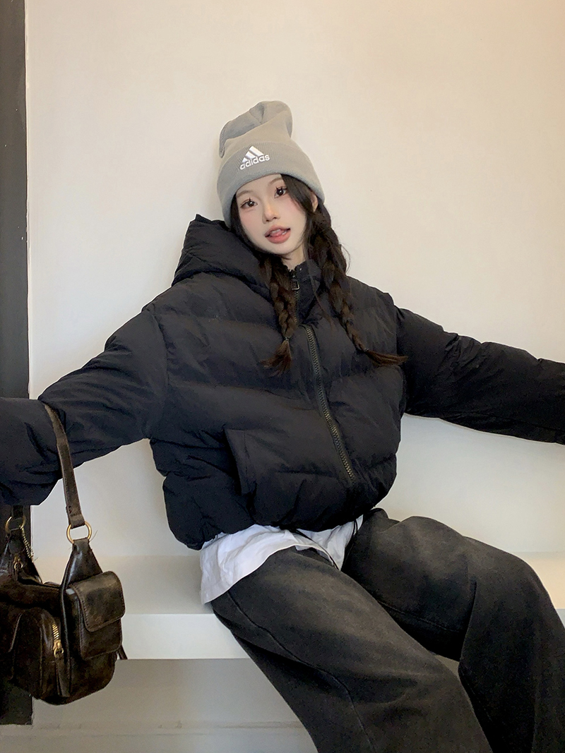 Real shot of short cotton coat 2023 winter new cotton jacket, cotton coat, down jacket, women's clothing