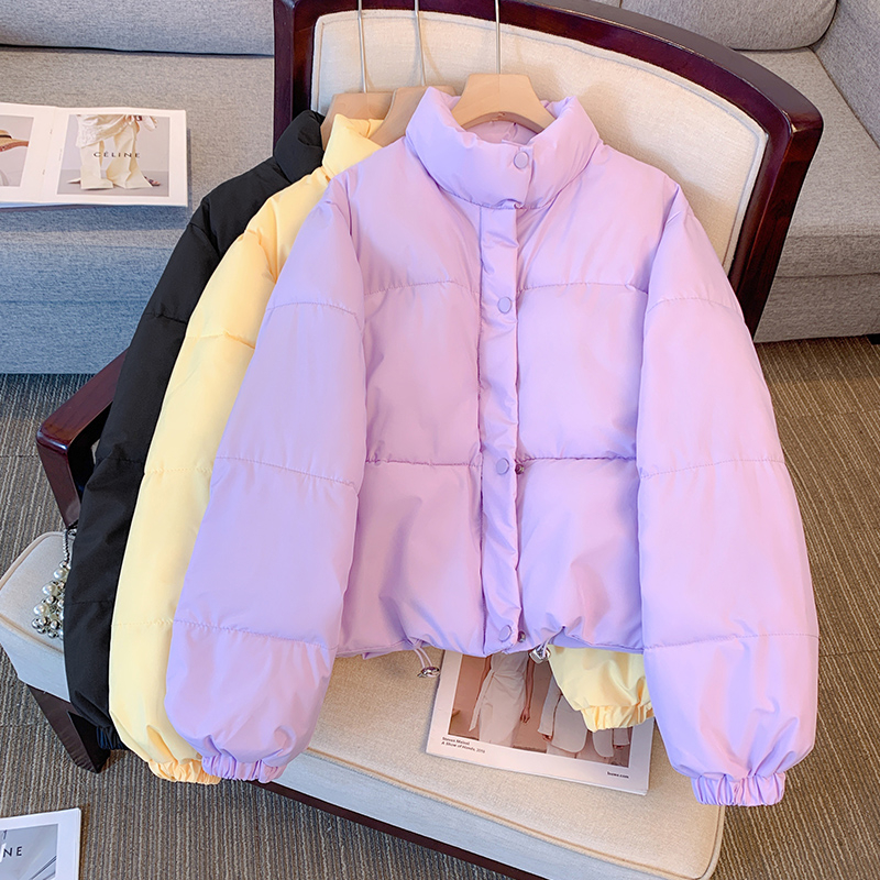 oversize bread coat short down cotton coat women's 2023 new trendy autumn and winter coat thick cotton jacket
