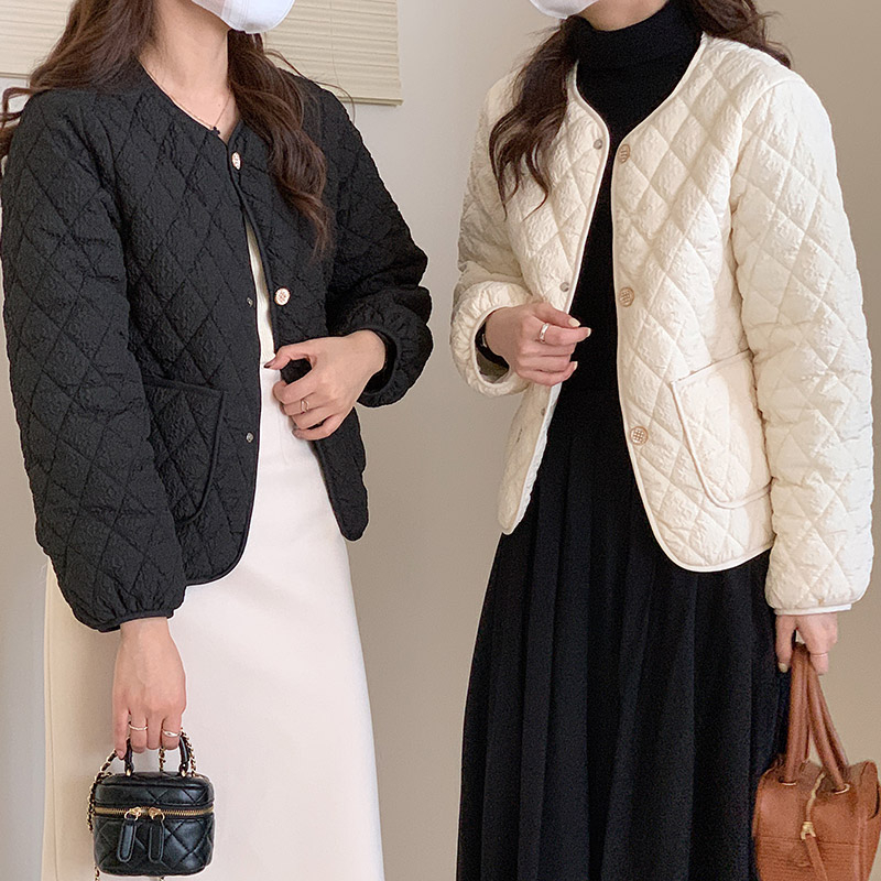 oversize bread coat short down cotton coat women's 2023 new trendy autumn and winter coat thick cotton jacket