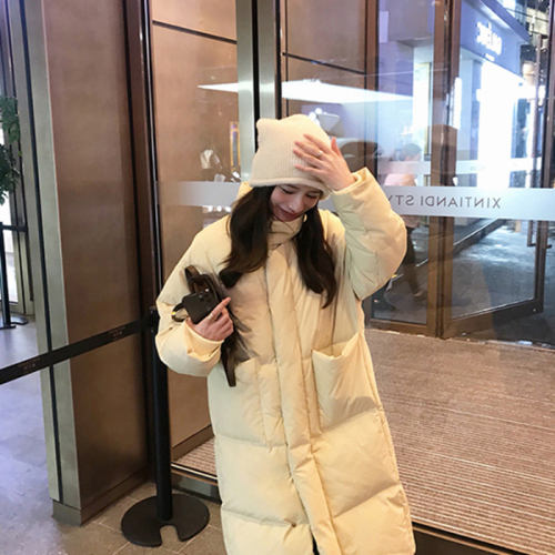 2023 new long bread coat, cotton coat, women's winter coat, cotton coat, oversize thickened American style