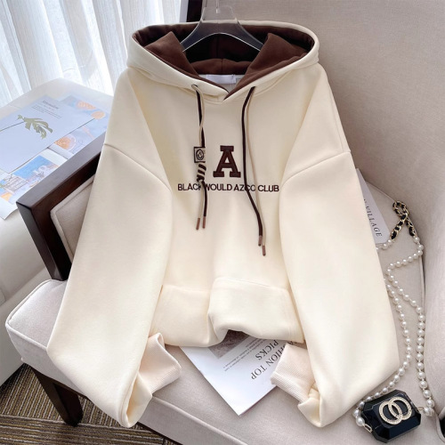 Original craftsmanship Korean style women's winter and autumn fashion sweatshirt, this year's popular beautiful and thick street fashion.