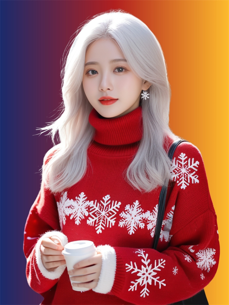 2024實拍~大碼女裝胖MM 春秋冬韓國東大門GLYP新年紅聖誕甜美毛衣