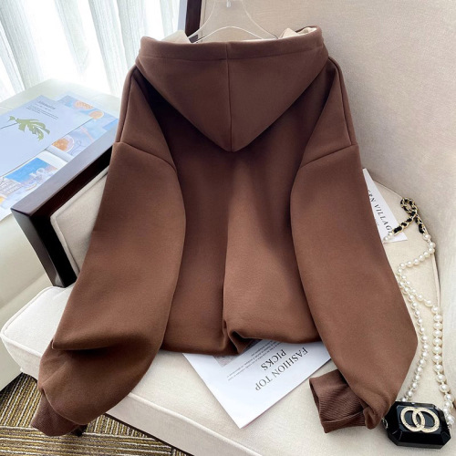 Original craftsmanship Korean style women's winter and autumn fashion sweatshirt, this year's popular beautiful and thick street fashion.