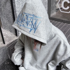 Original thorn show CVC wool Chinese cotton composite silver fox velvet jacket sweatshirt for women