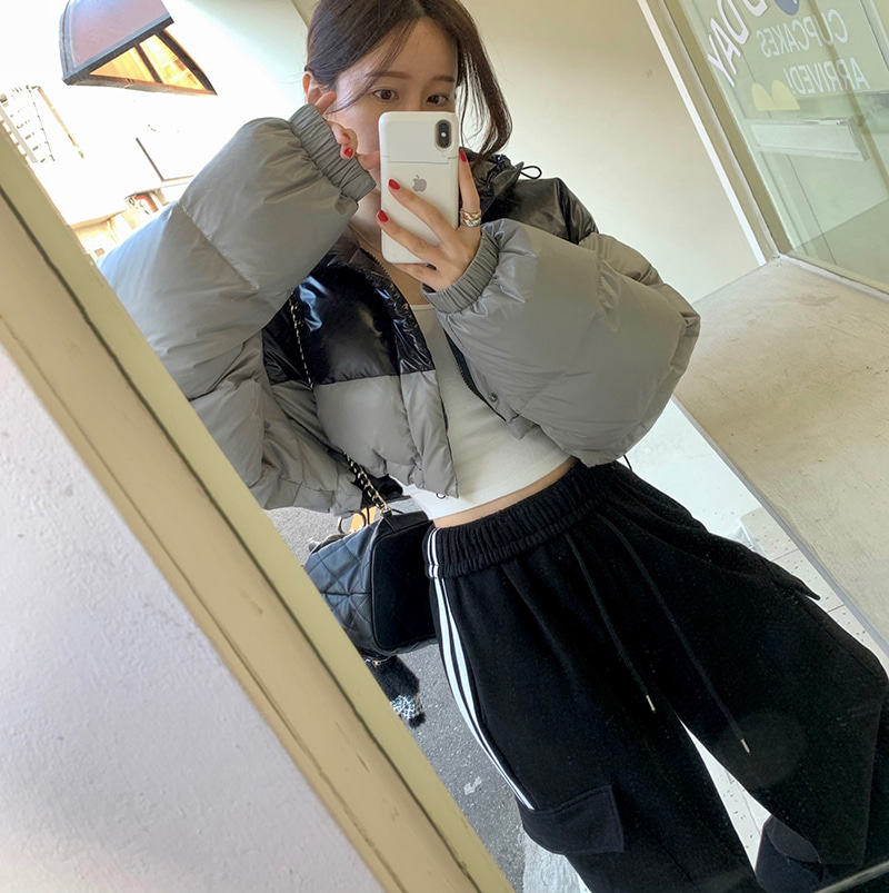 女式短款棉衣外套