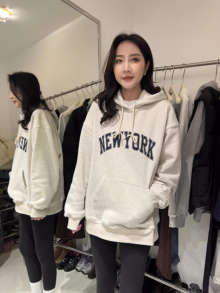 250g plus fleece / hooded sweatshirt for women autumn and winter sweatshirt with fleece