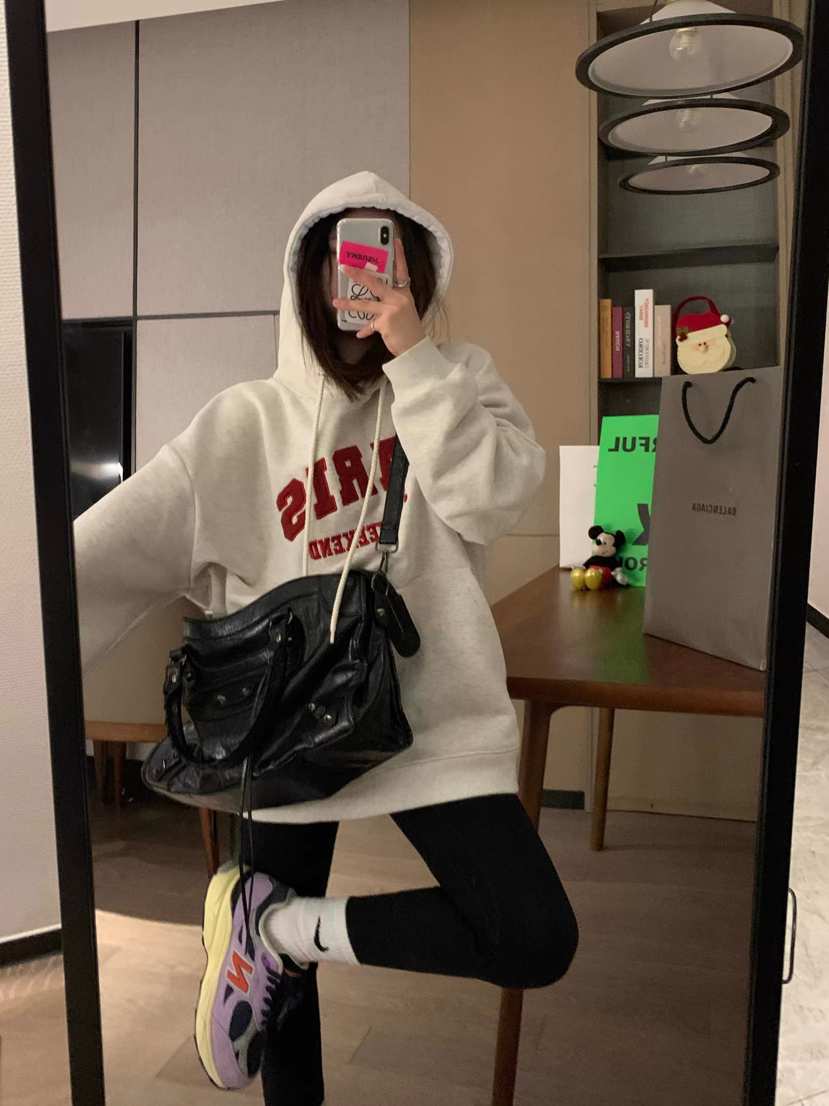 250g plus fleece / hooded sweatshirt for women autumn and winter sweatshirt with fleece