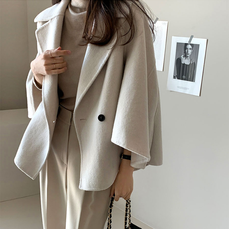 2023 spring and autumn new style suit cape jacket for women