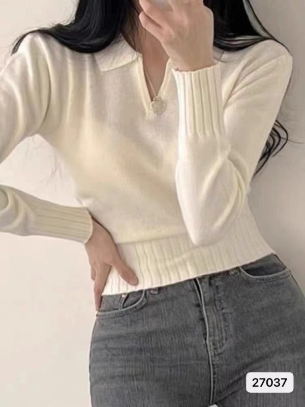 高品質秋冬季韓版趣味卡通小熊提花套頭針織衫大碼毛衣女內搭外穿