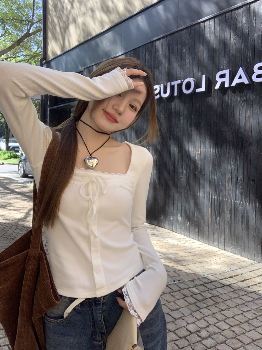 實拍三標齊白色打底衫內搭T恤長袖小眾方領顯瘦上衣