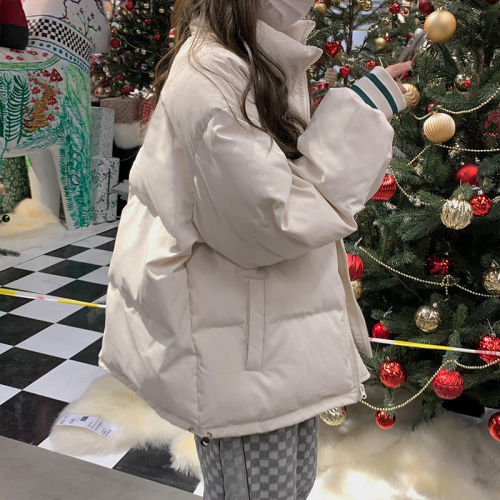 Official picture of thickened baseball uniform cotton coat for women  autumn and winter design parka down jacket short jacket