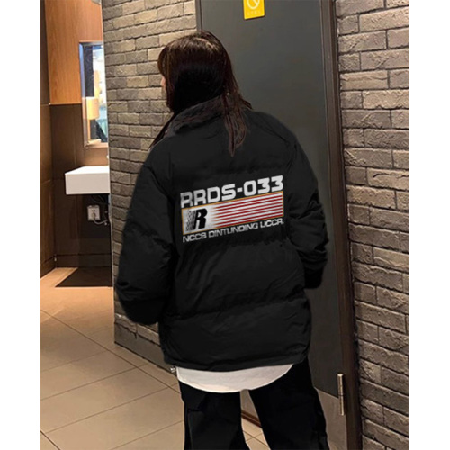 The English has been changed M66# official picture autumn and winter new casual thickened cotton clothing Korean style loose printed jacket and bread suit