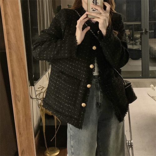 Real shot  autumn and winter new style Xiaoxiangfeng down liner French style warm jacket