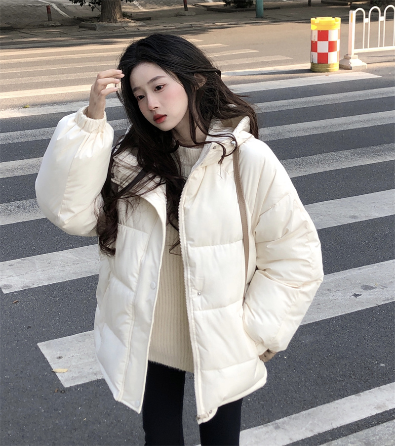 Real shot of winter thickened cotton-padded clothes for women 2023 new design loose niche bread coat thickened jacket trendy