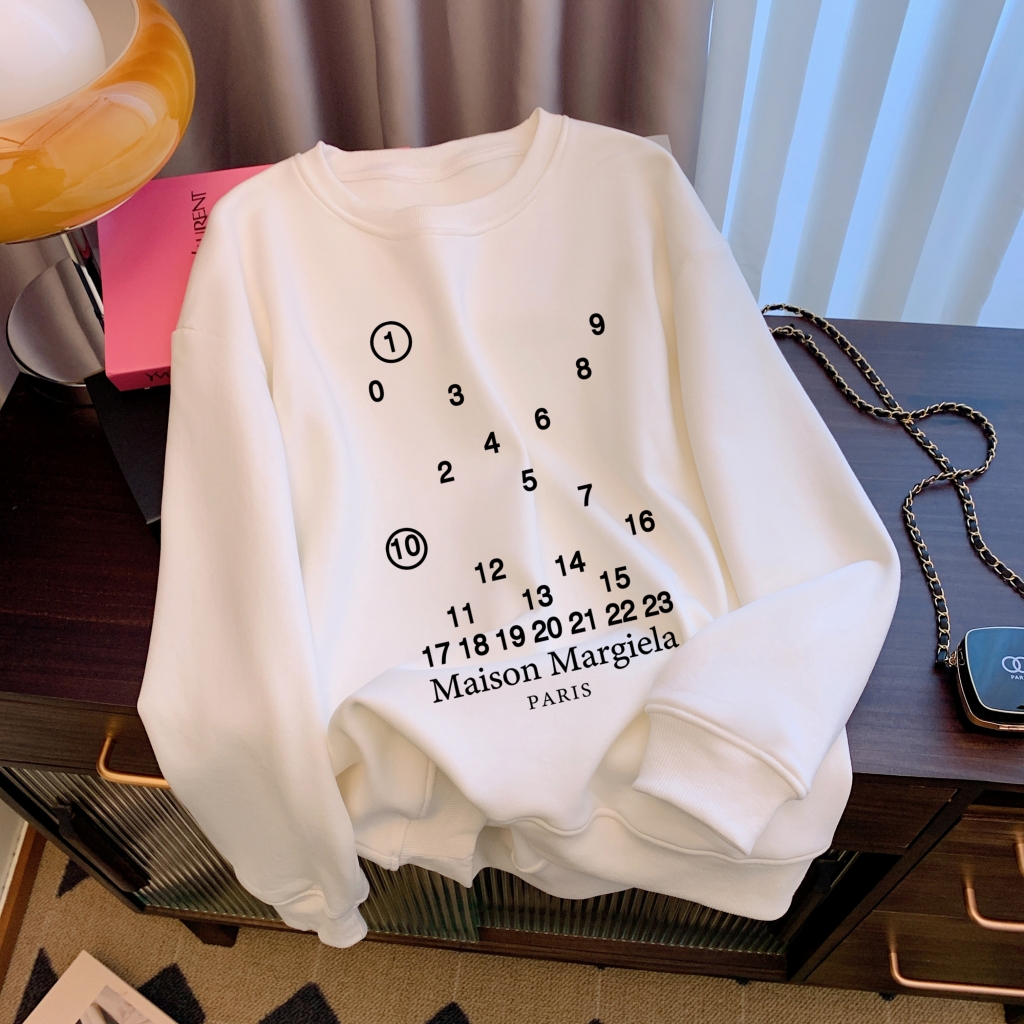 實拍  華棉薄款310g/加絨410g秋冬裝衛衣女印花大碼女裝
