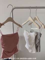 Women's Plain Color Knit Slip Bodysuit with Lace Trim - Autumn/Winter New Arrival