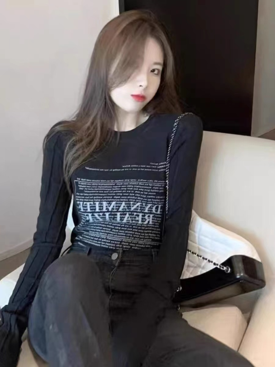 雙面德絨歐貨加絨打底衫女內搭秋冬新款洋氣設計感上衣磨毛長袖
