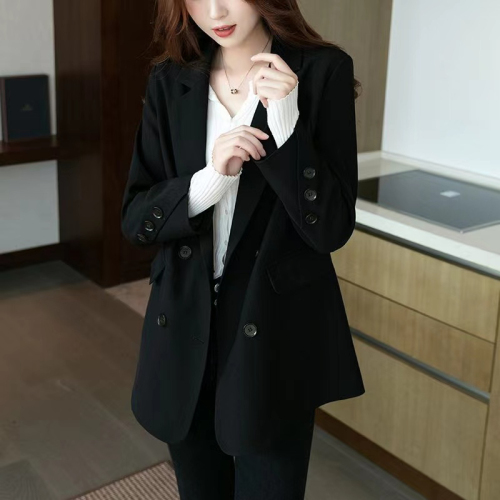 Internet celebrity small blazer women's 2023 new temperament foreign style loose Korean style women's casual suit