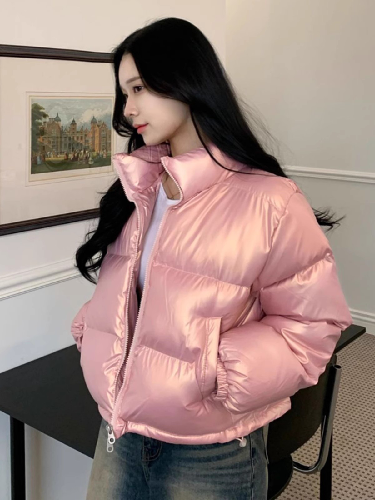 韓國ins短款麵包服棉衣棉服外套