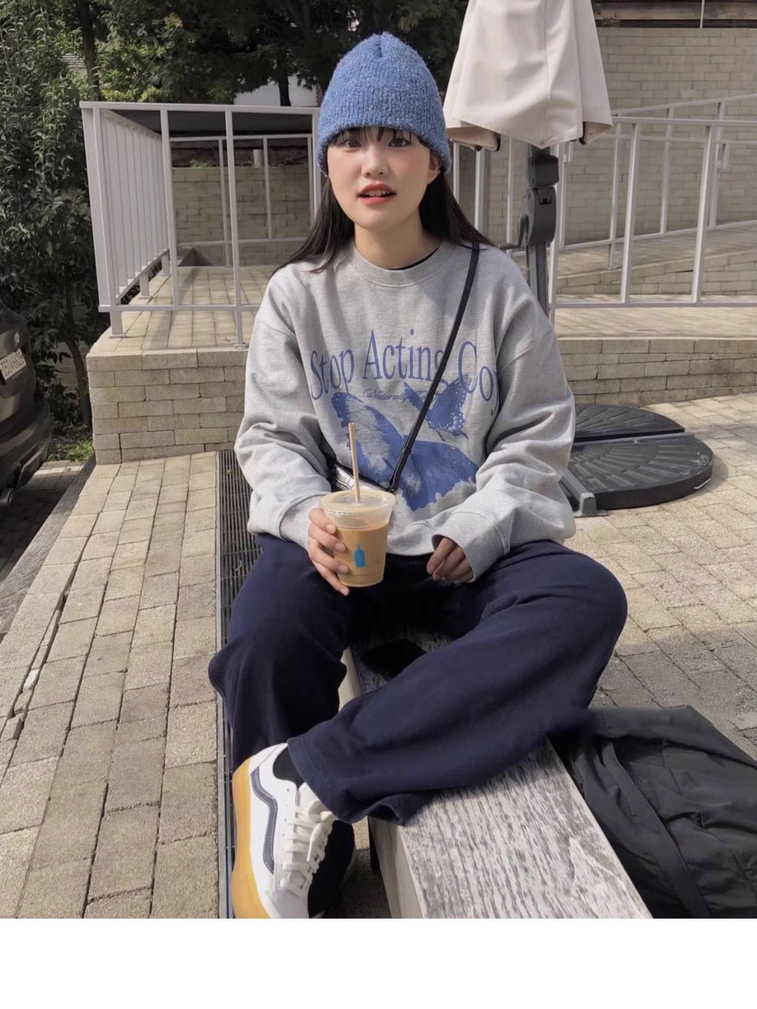 2023新款華棉複合薄款310克/加絨410克 秋冬裝衛衣女印花寬鬆大碼