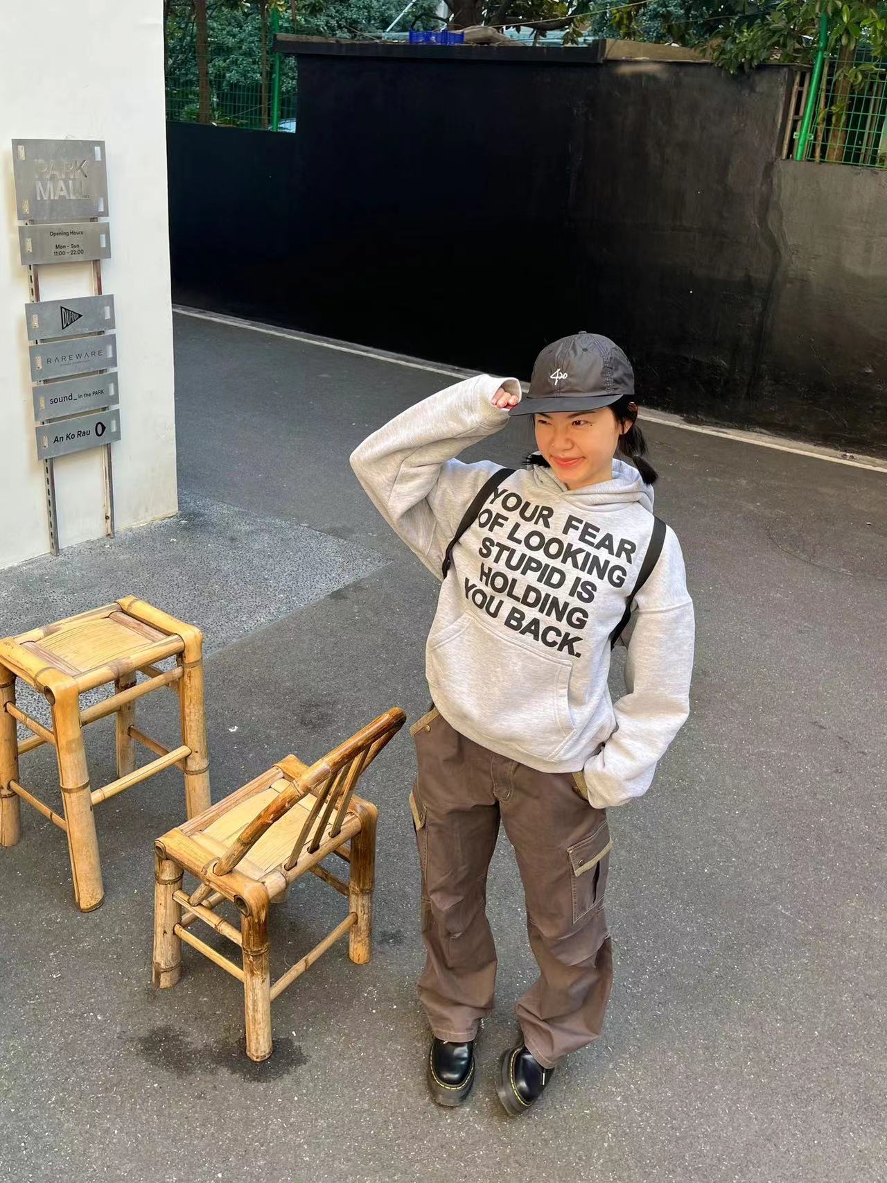 CVC棉麵食毛華棉複合/牛奶絲300克銀狐絨400克前 印花連帽衛衣女