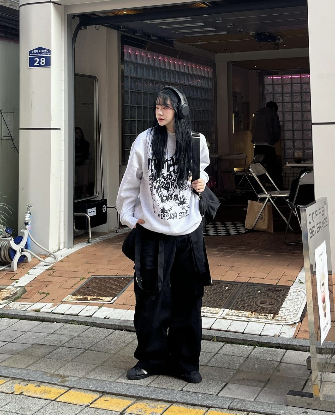 2023新款華棉複合薄款310克/加絨410克 秋冬裝衛衣女印花寬鬆大碼