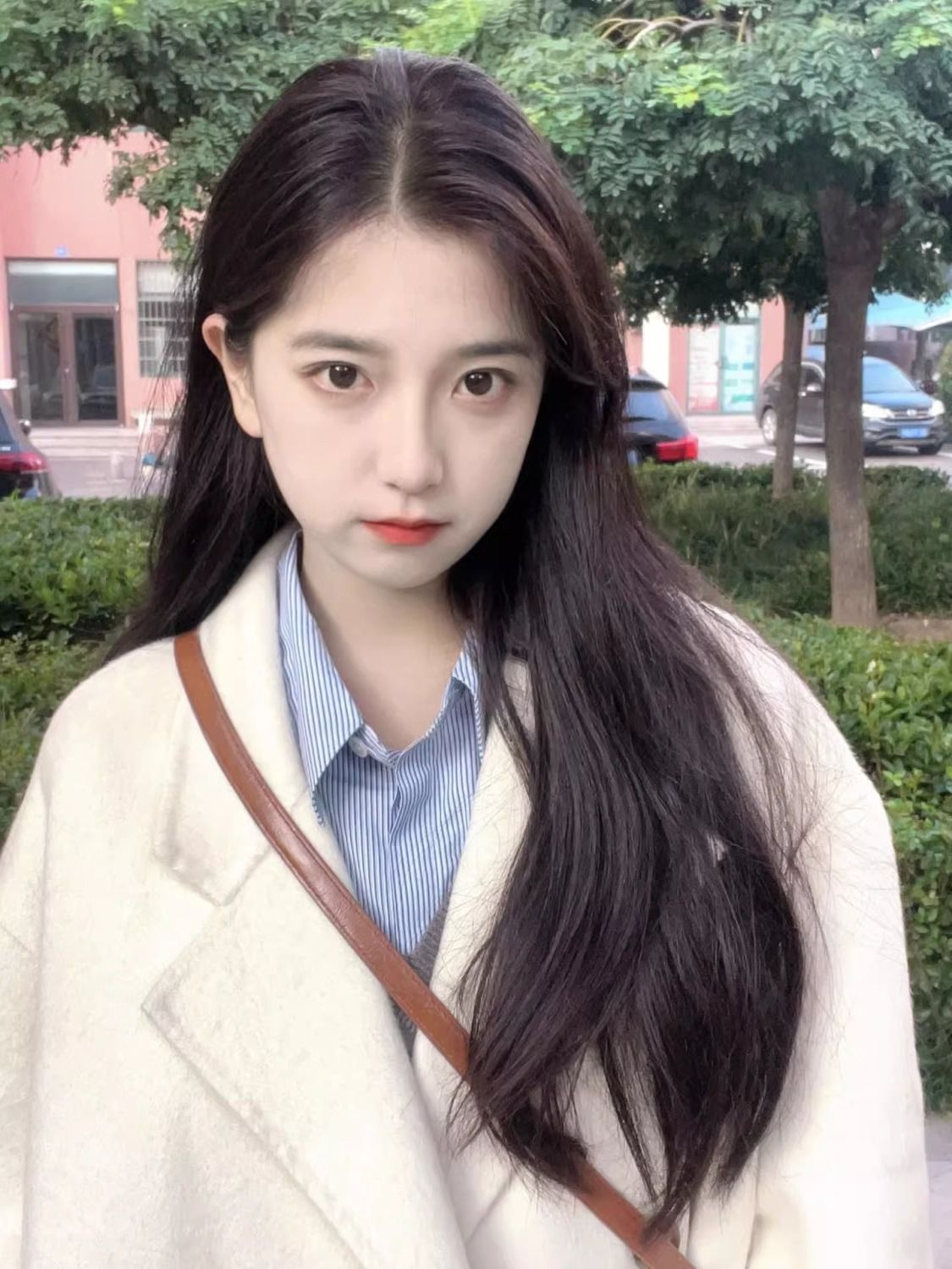 法式復古設計感毛呢大衣秋冬季年新款韓系溫柔風小個子氣質中長款