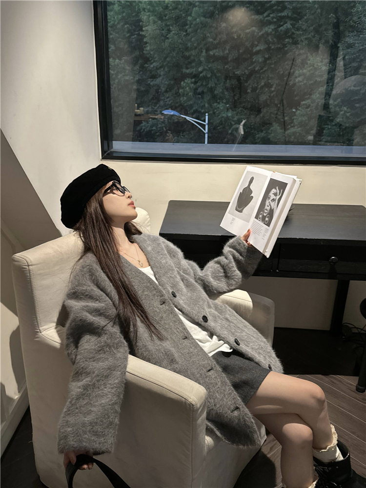 實拍~大碼女裝極簡主義高端定製外套女秋冬新款洋氣上衣潮