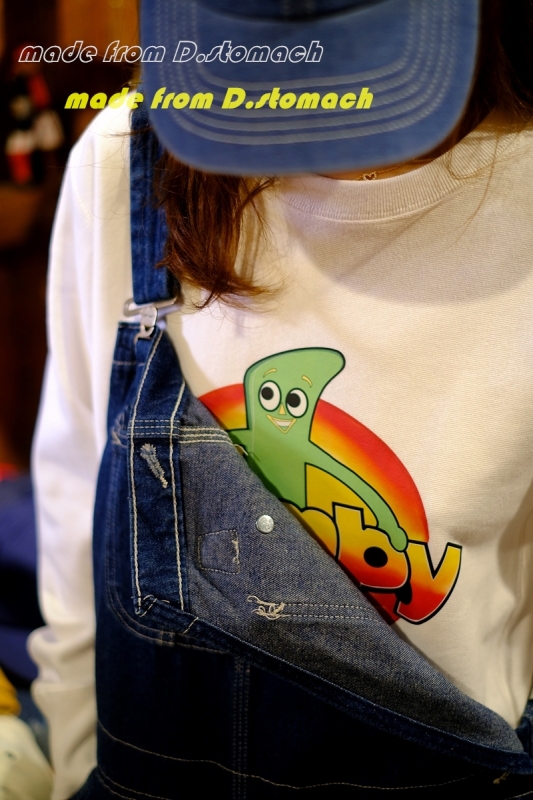 買夢想的奶奶純白色Gumby岡比簡單加絨套頭情侶裝男女秋冬厚衛衣