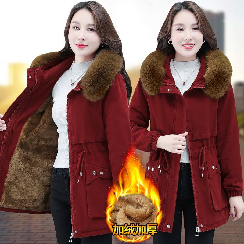 Cotton coat women's short winter 2023 new Korean style loose velvet cotton coat lamb velvet cotton jacket thickened jacket