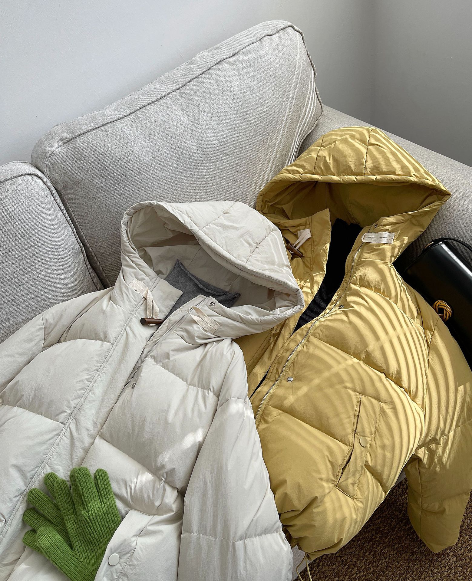 Actual shot~Kendou short down jacket 2023 winter new age-reducing top Korean style hooded jacket