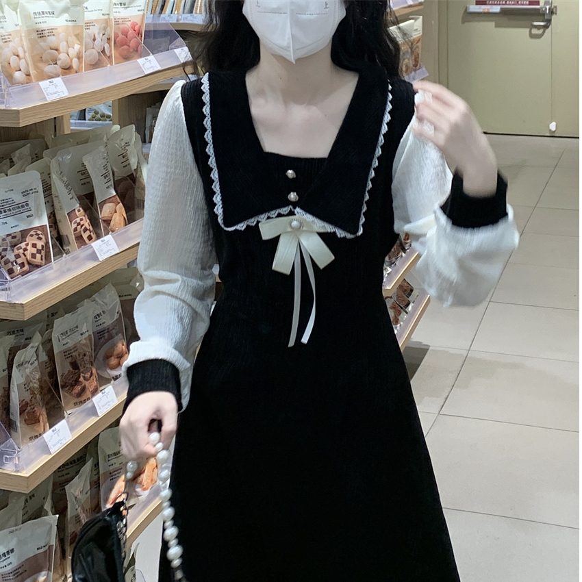 原版面料3D條絨秋冬新款大碼女裝韓版胖妹妹顯瘦中長款氣質洋氣