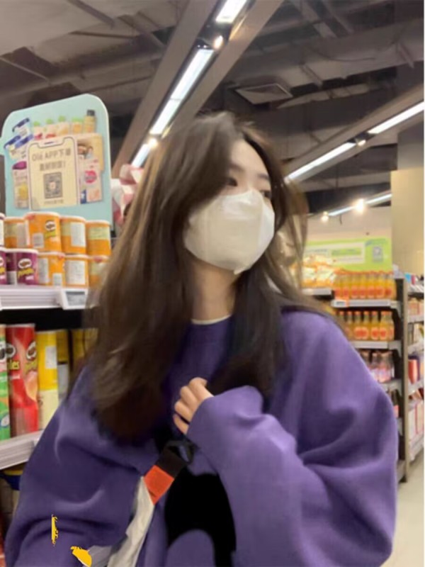 無帽衛衣女春秋加絨小眾設計感oversize潮牌美式復古寬鬆圓領上衣