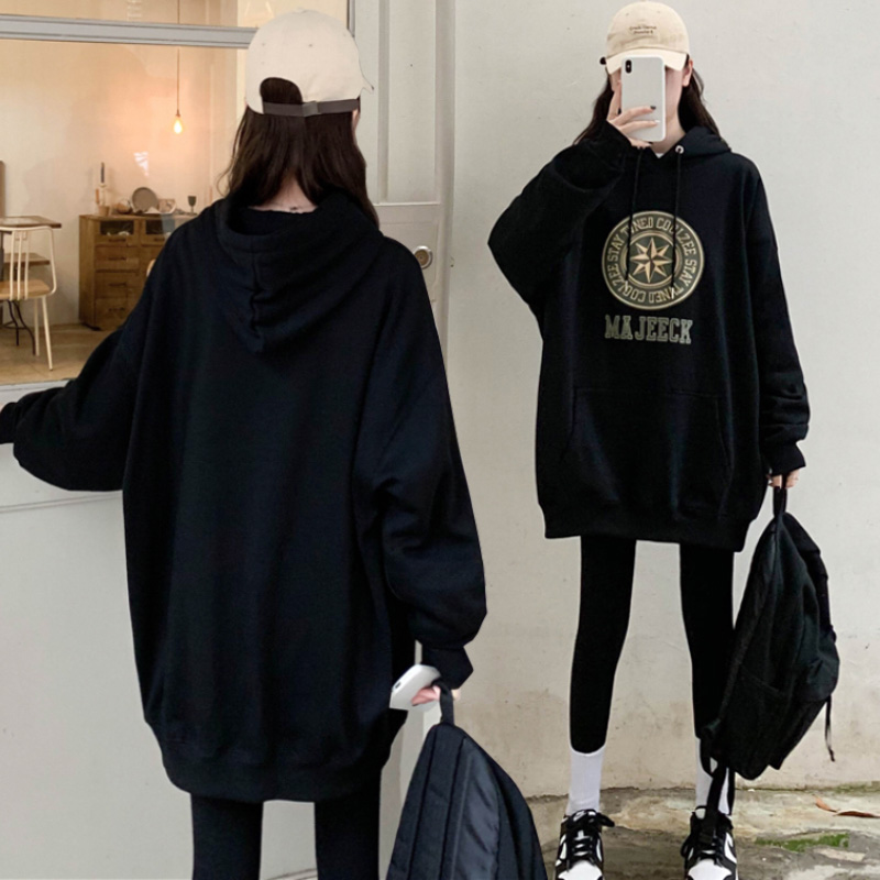 仿棉華棉複合牛奶絲320克銀狐絨420克圓領連帽雙帽寬鬆衛衣