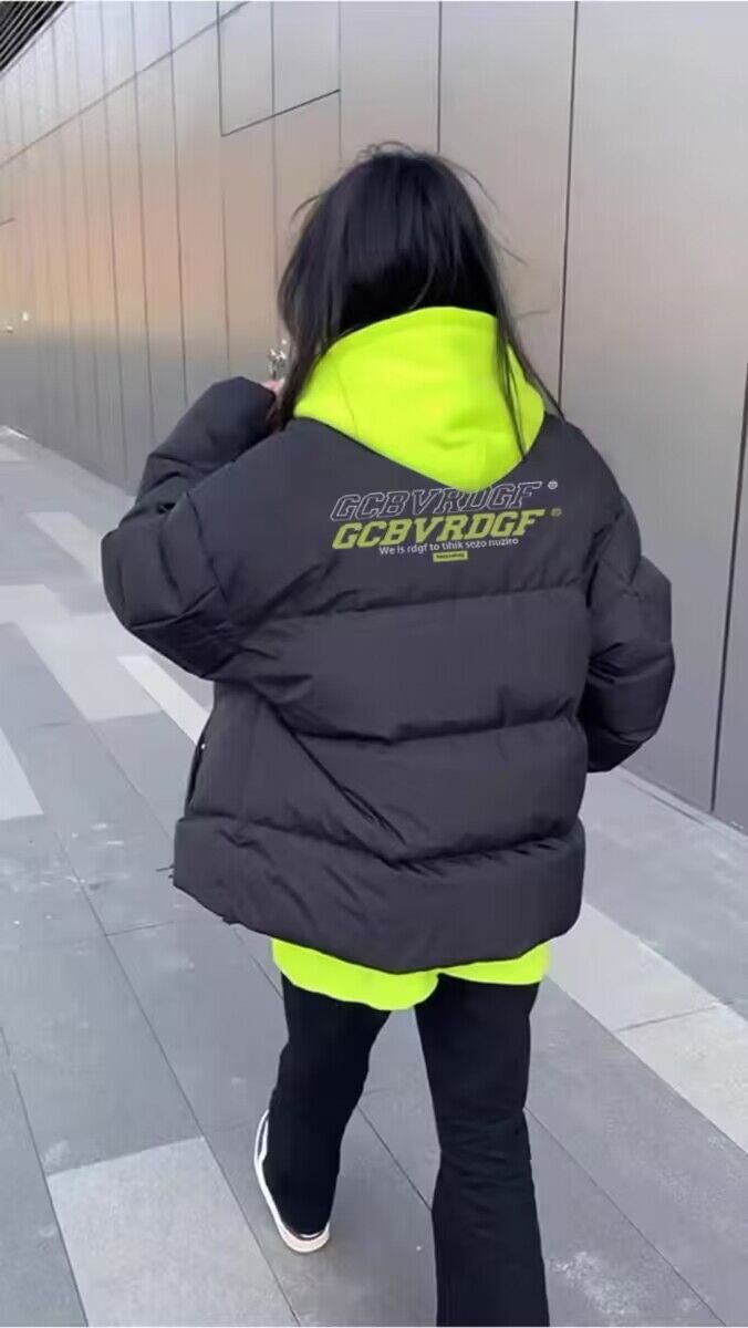 American black Jinjiang thickened cotton-padded clothes for women winter 2023 new style non-bloated cotton-padded jackets and bread clothes