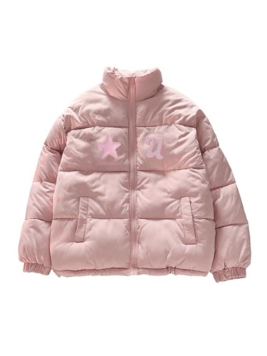 Pink cotton-padded jacket for women in winter new style small bread coat thick coat American style high-end super nice cotton coat cotton coat