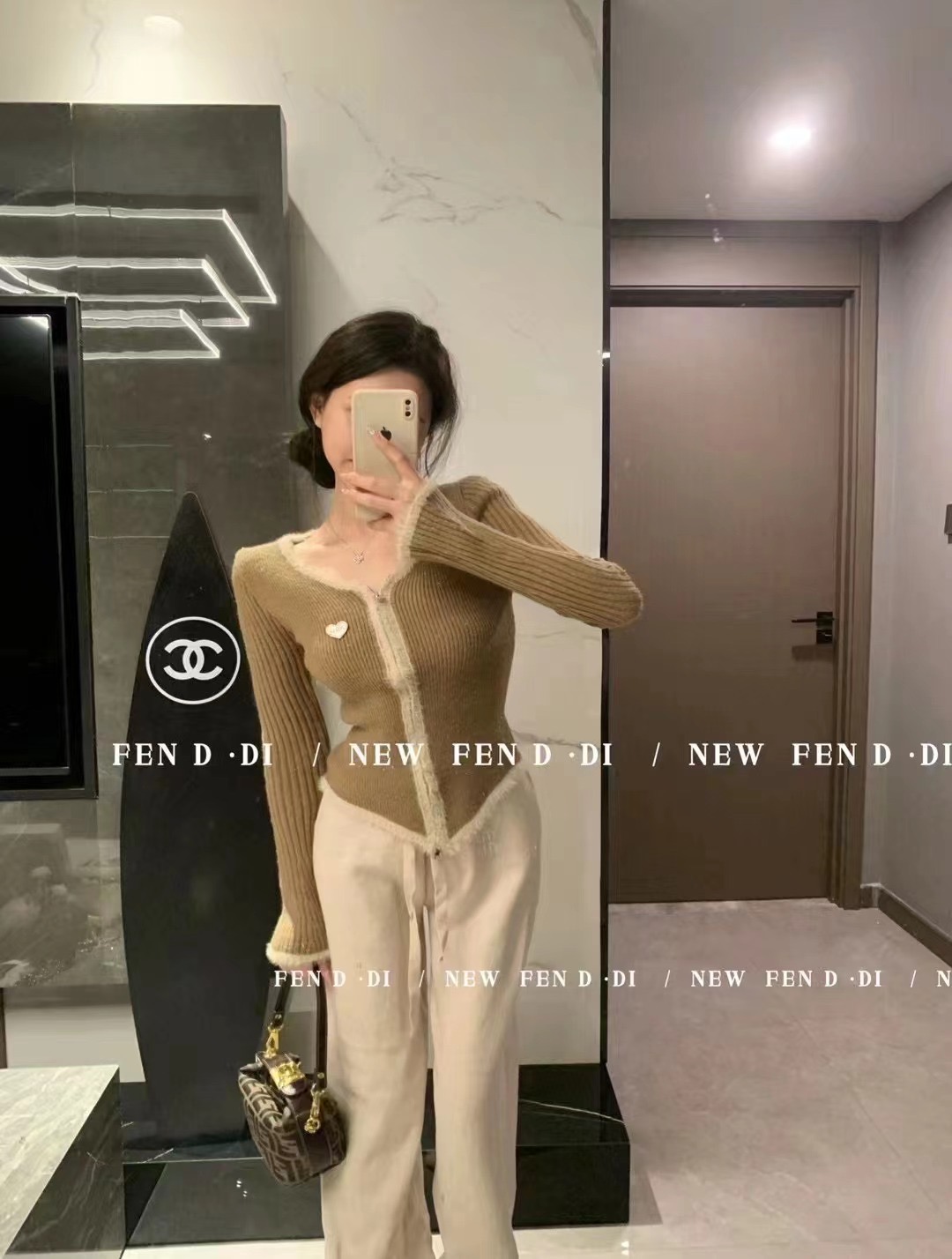 軟糯糯復古拉鏈毛衣女秋冬拼色加厚內搭翻領別致絕美打底針織上衣