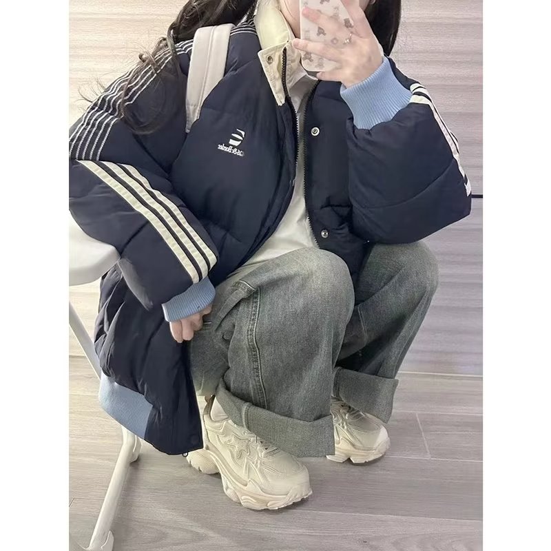 2023 new winter cotton-padded jackets for women, this year’s popular Korean cotton-padded jackets, couple’s cotton-padded jackets, student jackets