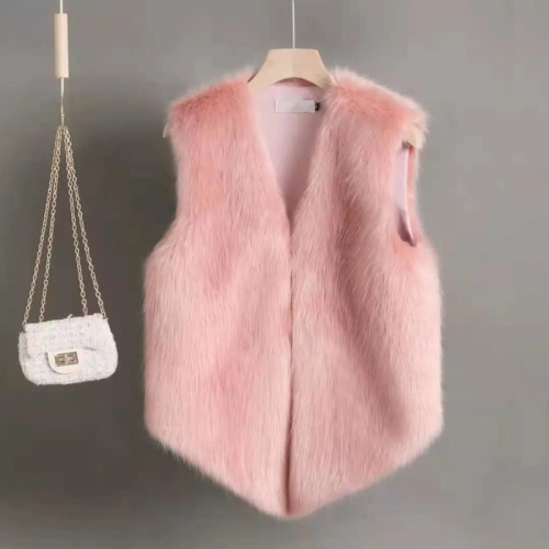 Quality inspector's picture of new autumn and winter fur vest women's short fur vest slim slim tall fur vest vest jacket