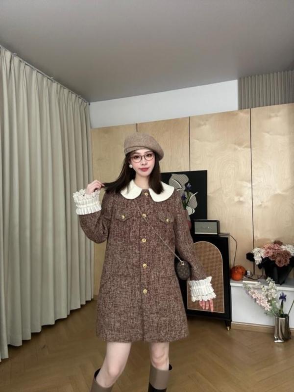 原創設計SNN 羽絨服 富家千金連衣裙