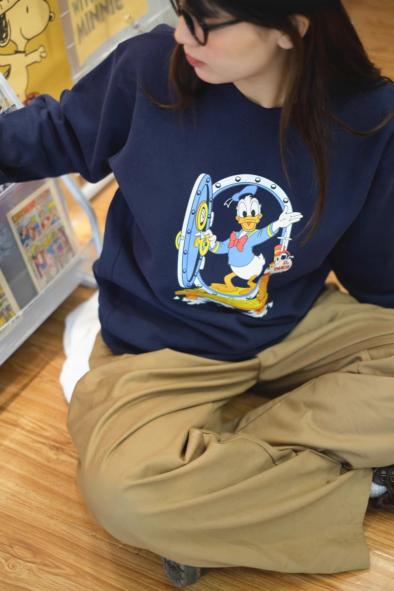 2023新款華棉複合薄款310克/加絨410克 秋冬裝衛衣女印花寬鬆大碼
