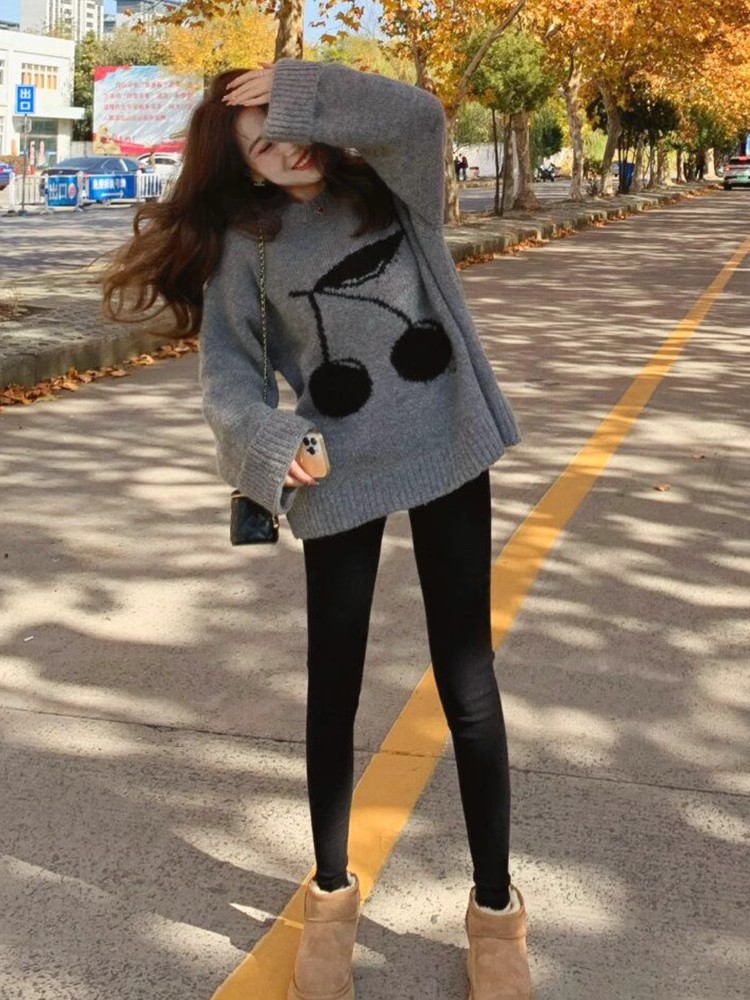 秋冬裝2023新款搭配一整套梨型身材小個子網紅炸街兩件套裝女