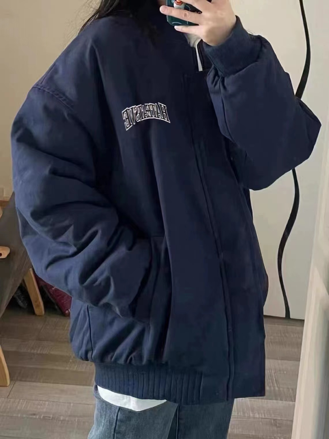 棉服外套 羊羔毛外套女新款韓版學生棉服百搭加厚保暖