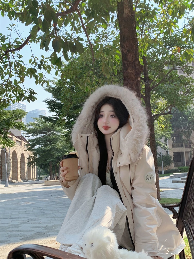 實拍公主請看!!ju美派克羽絨服90白鴨絨女2023新款輕薄外套