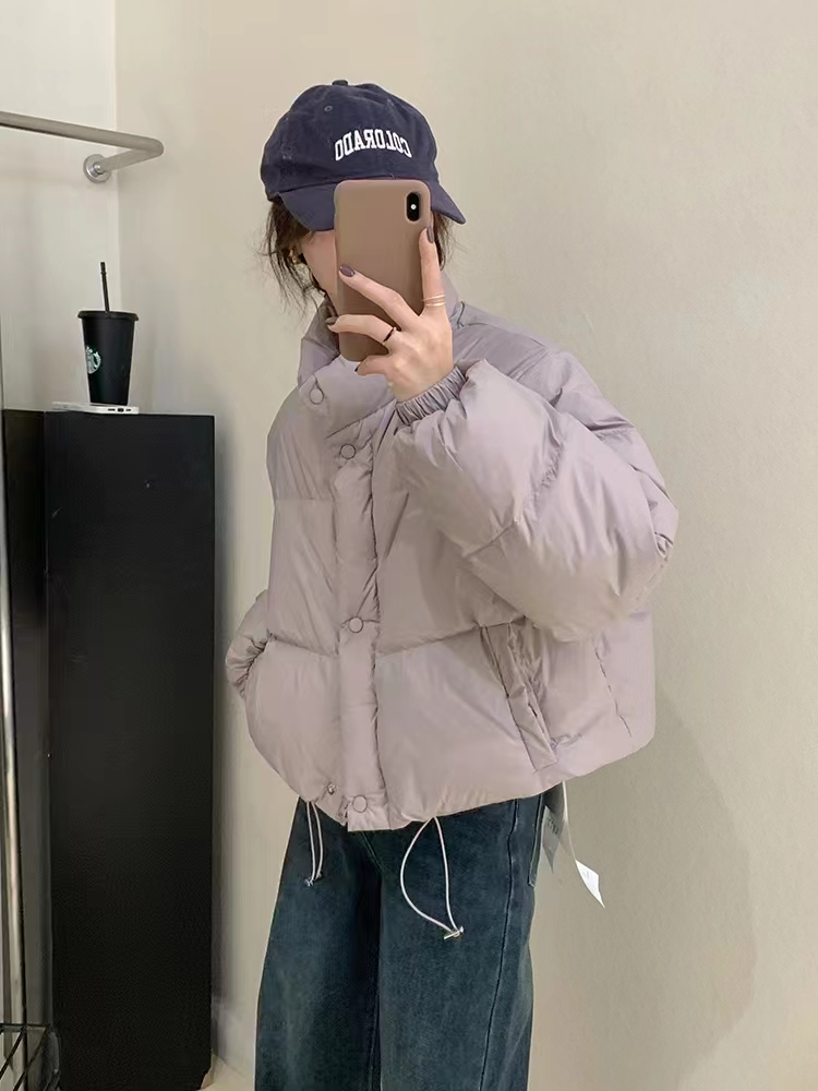 棉服女外套韓版短款麵包服小個子大碼港風寬鬆羽絨服