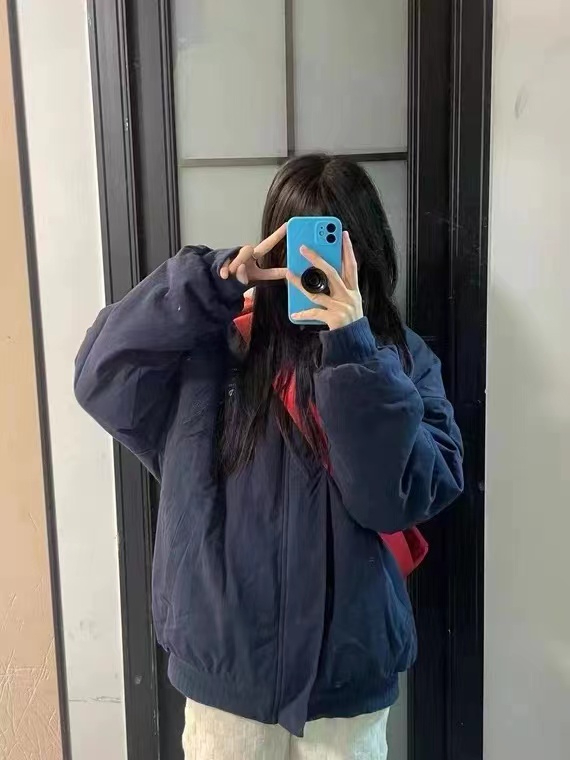 棉服外套官方羊羔毛外套女新款韓版學生棉服百搭加厚保暖