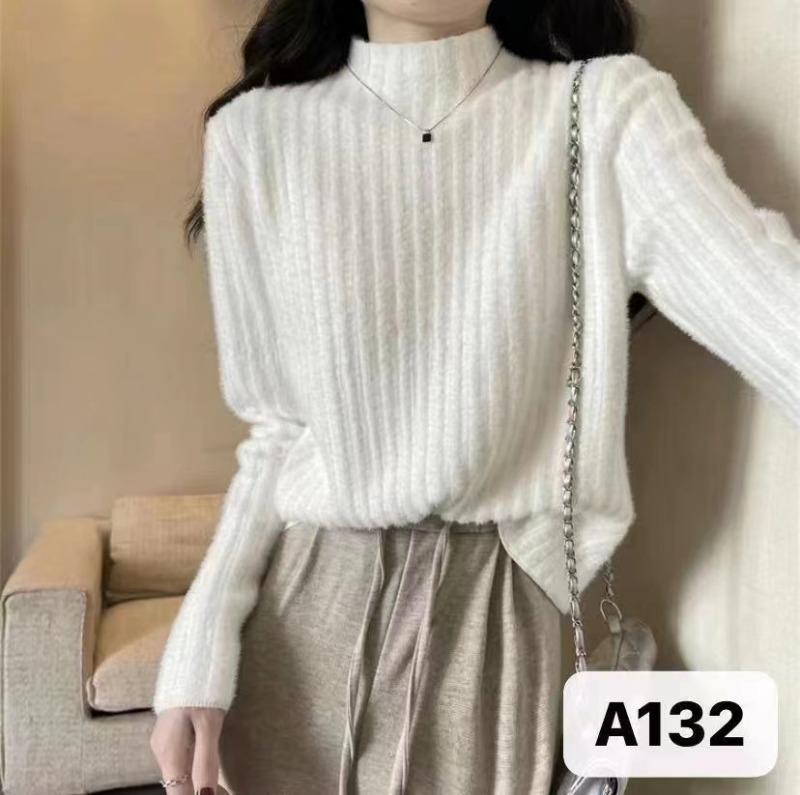 溫柔風短款毛衣女內搭2023秋冬新款設計感小眾軟糯白色針織衫上衣